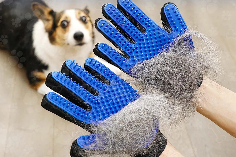 Washable Pet Hair Grooming Glove